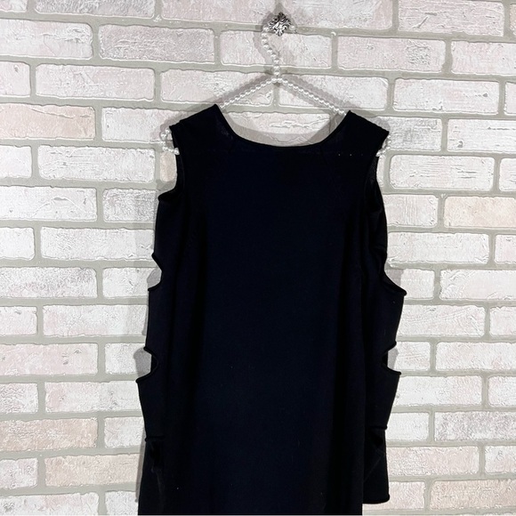 Tess Giberson Black Wool Cutout Long Sleeve Sweater Dress Size S - Picture 5 of 9